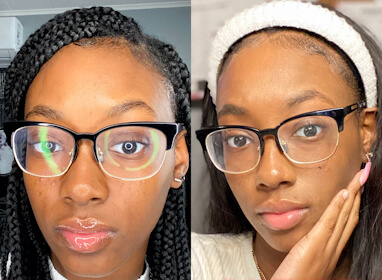 Ceciline M. before and after