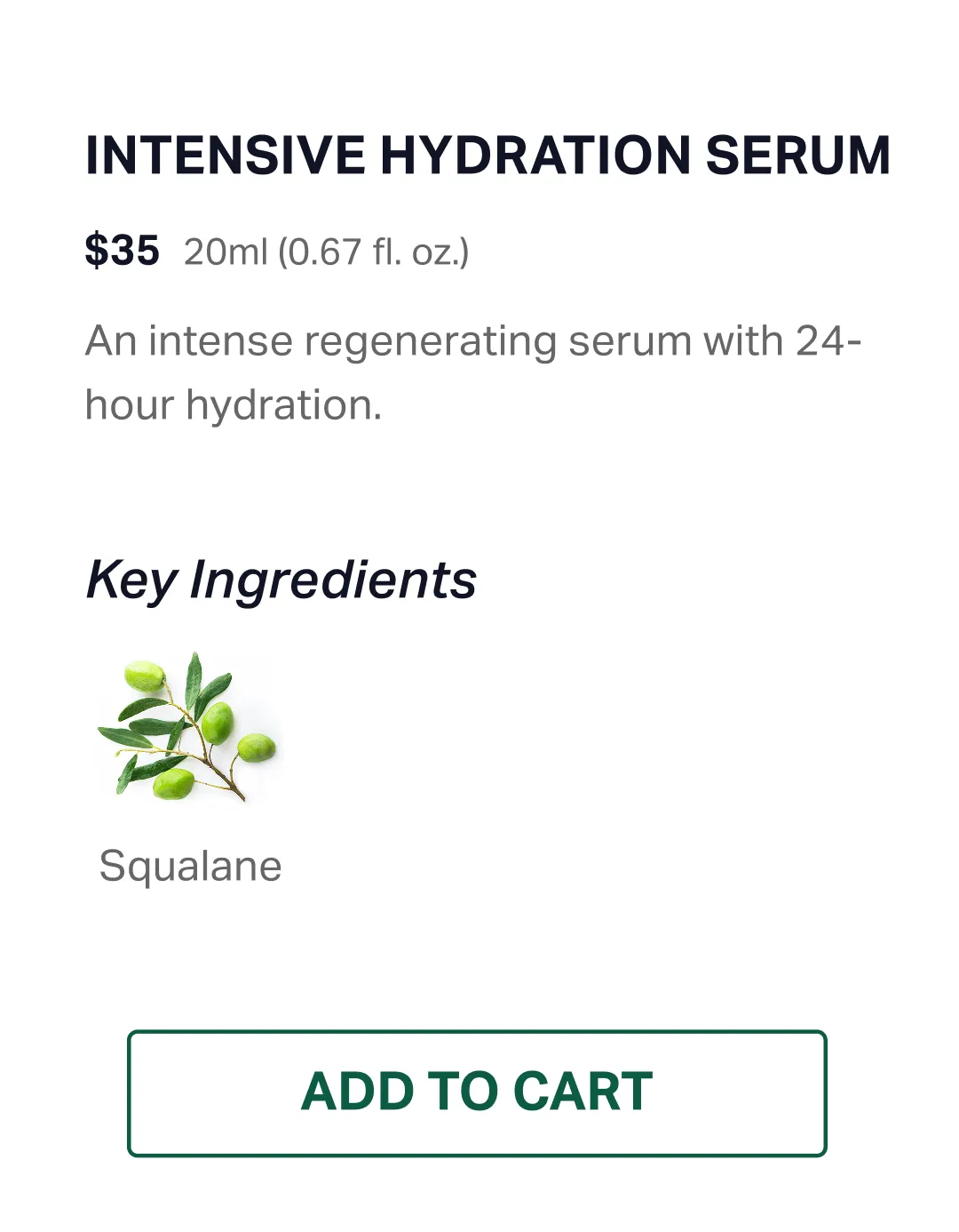 Intensive Hydration Serum
