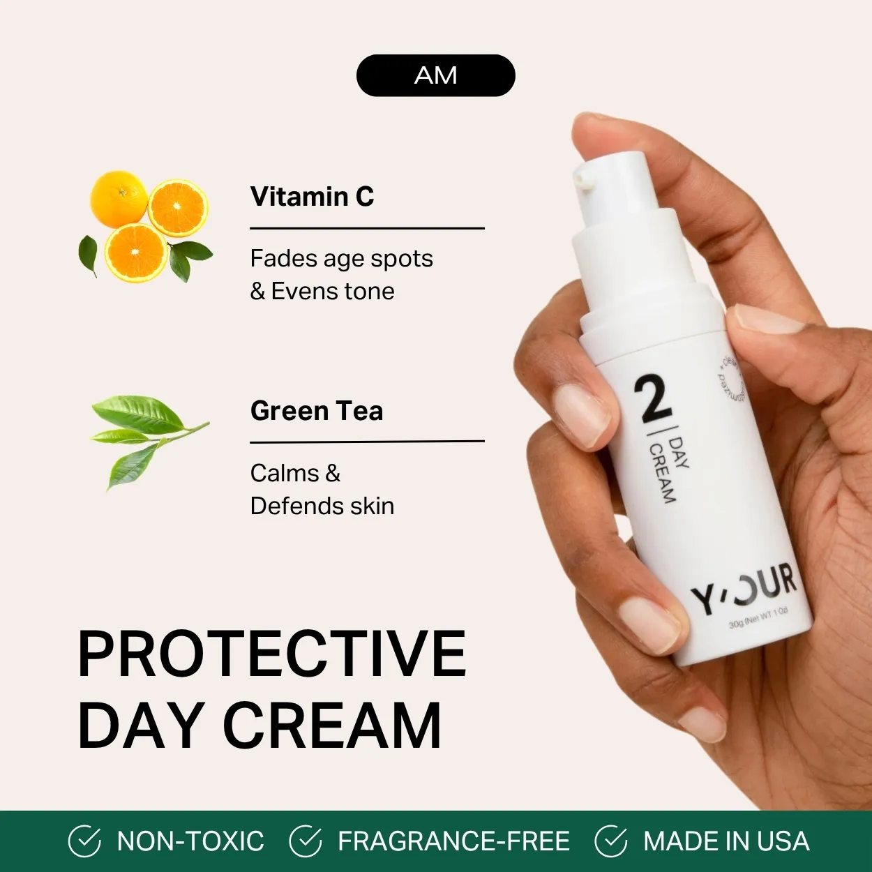 Y'OUR 4-step personalized skincare curated to your unique skin's needs