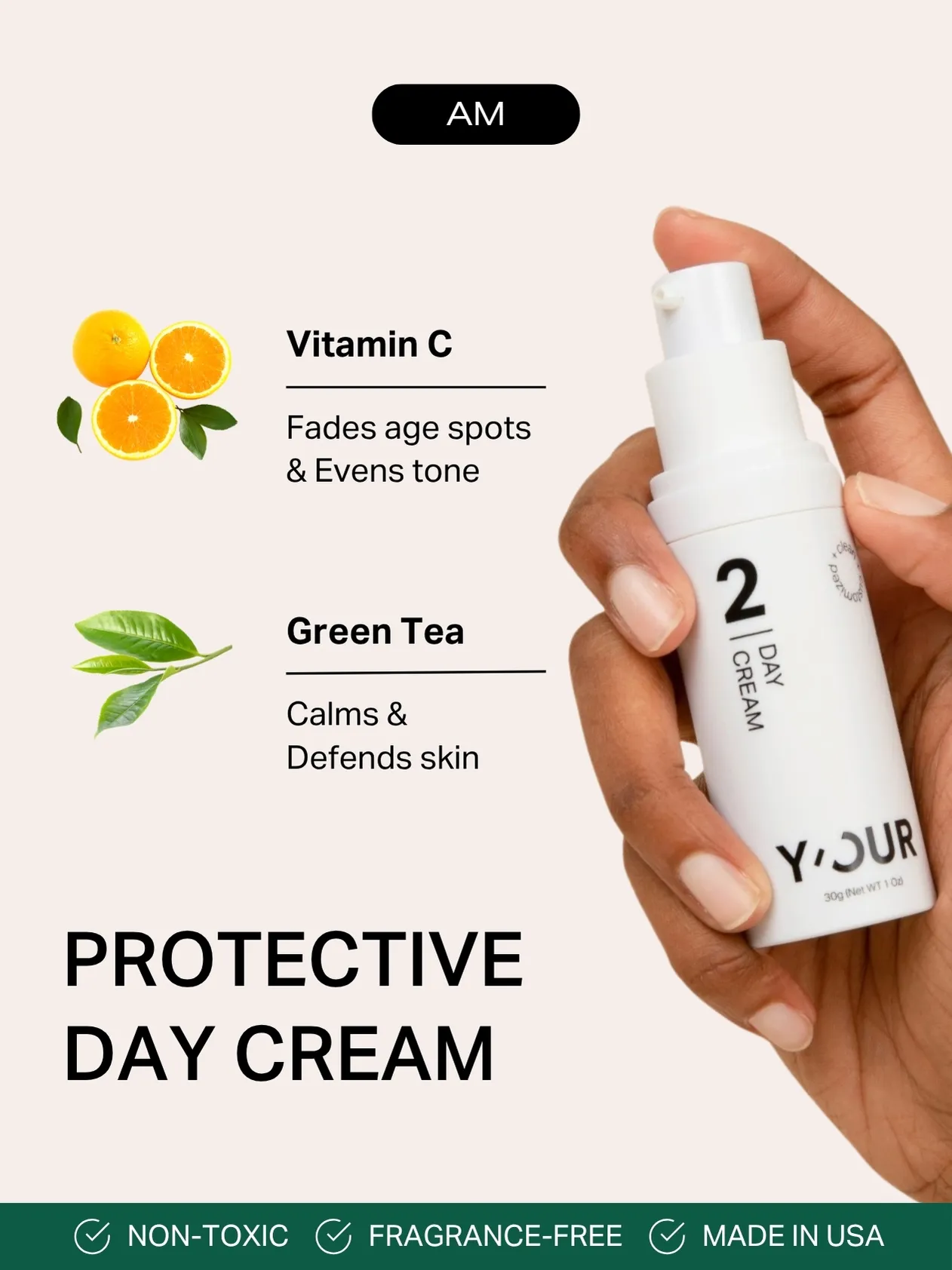 Y'OUR 4-step personalized skincare curated to your unique skin's needs