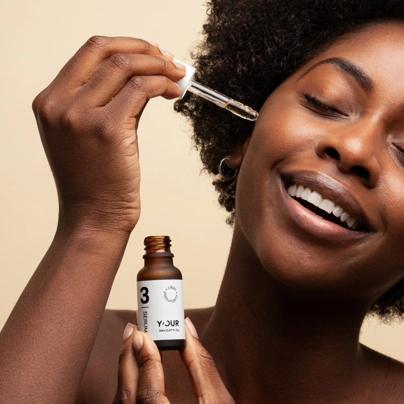 Y'OUR 4-step personalized skincare curated to your unique skin's needs
